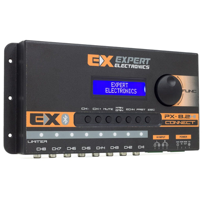 Expert Electronics 8CH Bluetooth Equalizer 15 Band Sound Processor PX8.2 Connect