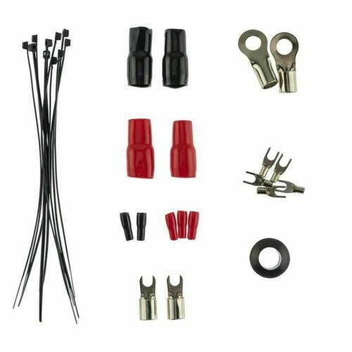 DS18 8 AWG Complete Amplifier Wiring Install Kit Mini ANL Fuse Holder & MANL 60A
