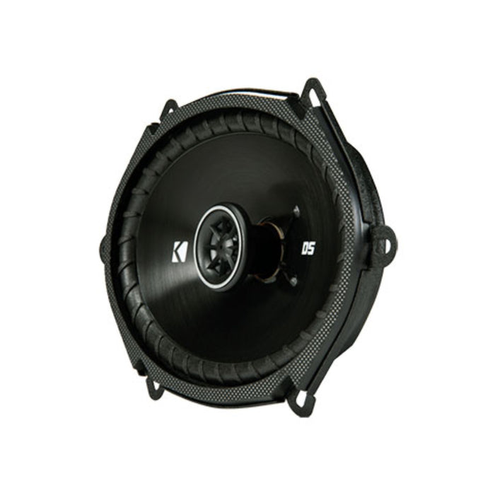 Kicker 6x8" Coaxial 2 Way Speakers 200W Peak 4 Ohm Car Audio Black 43DSC6804