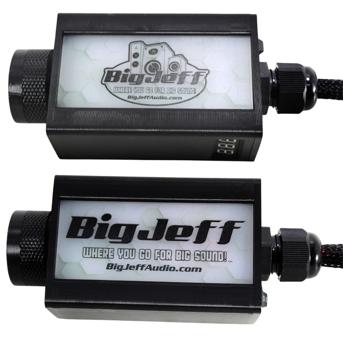 Official Big Jeff Audio LED Bluetooth Control  30" RCA Bass Knob & Volt Meter