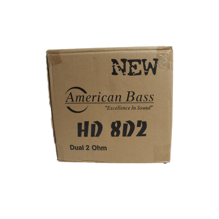 American Bass HD Series 8" 400W RMS 2-Ohm DVC Subwoofer / HD-8-D2