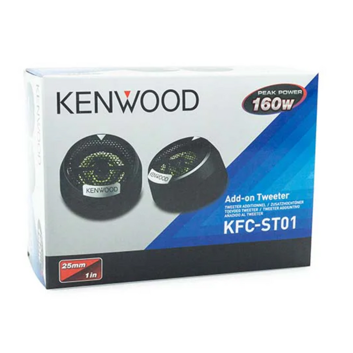 Kenwood 13/16" Component Balanced Dome Tweeter, 160W Max Power KFC-ST01