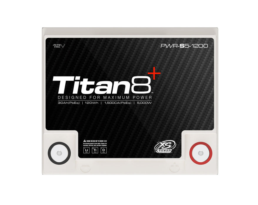 XS Power PWR-S5-1200 Titan-8 12v Lithium Titanate Super Battery (Underhood Safe)