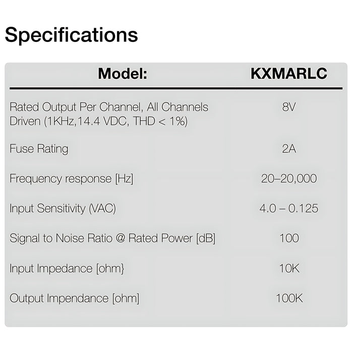 Kicker KXMARLC Marine 4 Zone Volume Controller