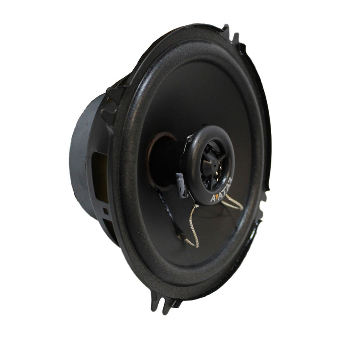Avatar 5.25" 160 Watts 4-Ohm Black Coaxial Speakers Buran Series XBR-513 Pair