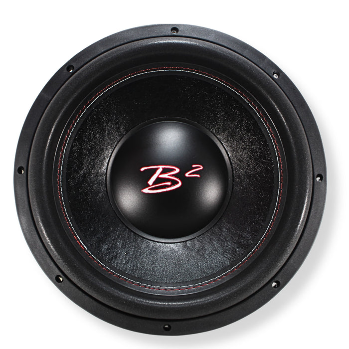 B2 Audio RIOT Series 15" 750W RMS Dual 4-Ohm 3" Voice Coil Subwoofer
