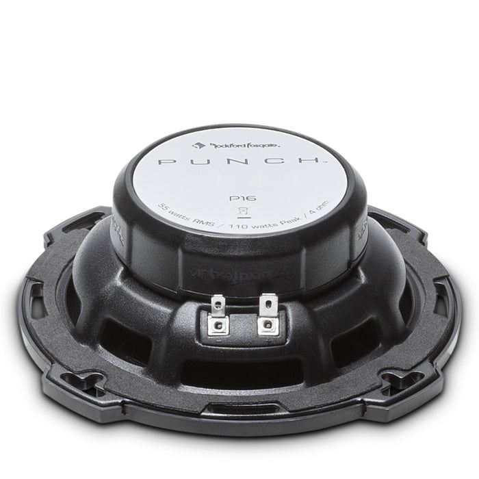 2x Rockford Fosgate Car Audio 6 Fullrange Speakers 220W 4 Ohm 2-Way Punch P16
