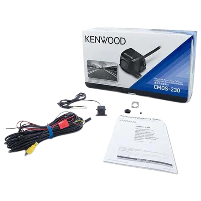 Kenwood CarPlay/Android Auto Receiver DMX47S and Kenwood Rear View Camera KW-CMOS-230