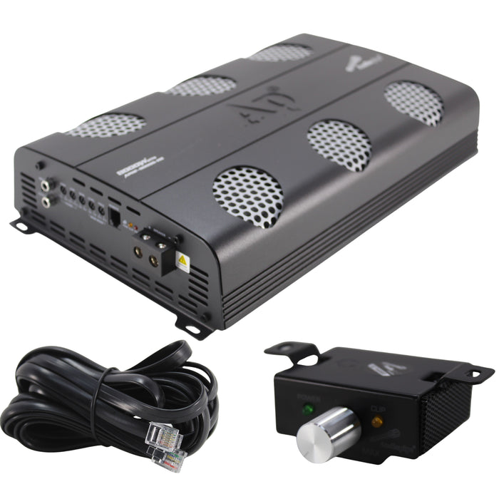 Audiopipe APHF-8000D-H2 8000 Watt Full Range Class D 2 Ohm Monoblock Amplifier