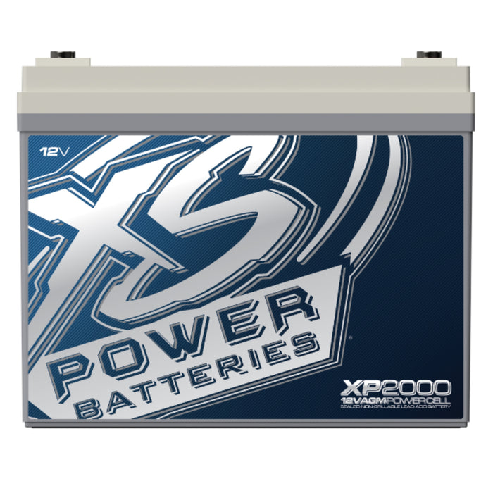 XS Power 12 Volts BCI Group 24 80 Amp Hours AGM Secondary Battery XP2000