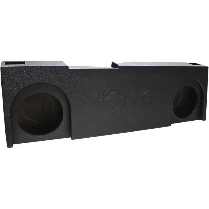 King Boxes Dual 10" Upfire Ported 2014-2018 Chevy/GMC Truck Crew Cab Speaker Box