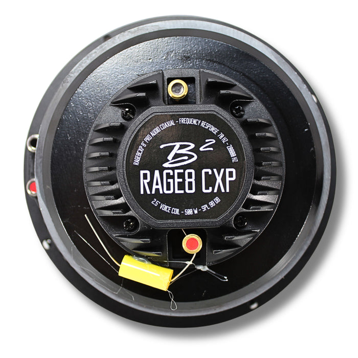 B2 Audio Pair of RAGE 8" 4-Ohm 250 Watt RMS Coaxial Speakers RAGE8CXP