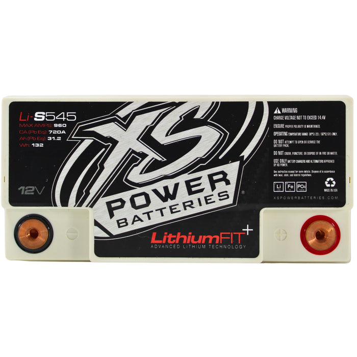 XS Power 12V 2000W Lithium 960 Max Amps LFP Racing Battery LI-S545