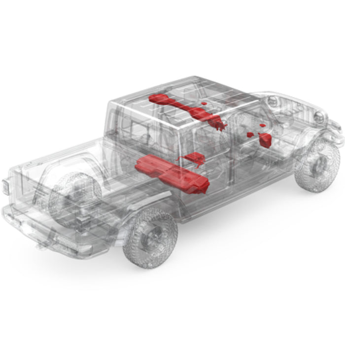 Rockford Fosgate 1,800 Watt All-In-One Audio Kit For 2020+ Jeep Gladiator JT