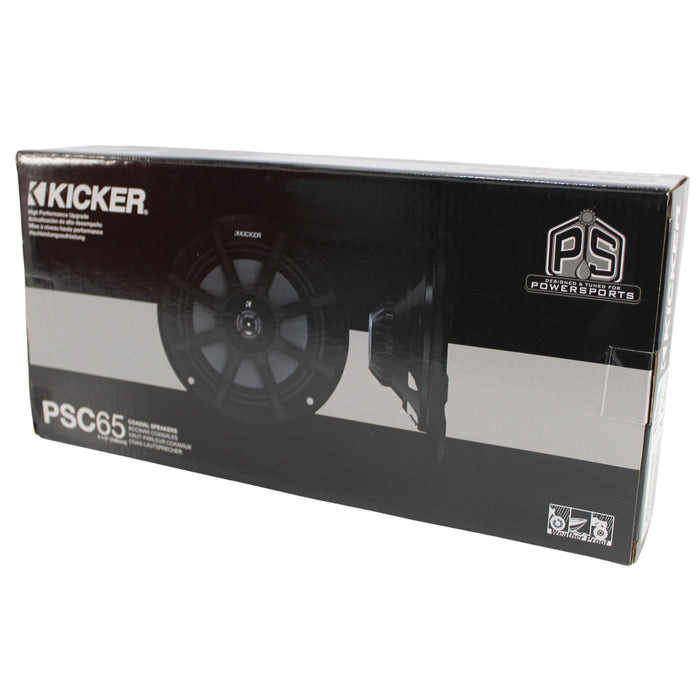Kicker PS 6.5" Weather-Proof Coaxial Speakers 4 ohm 120W Peak 42PSC654 (Pair)