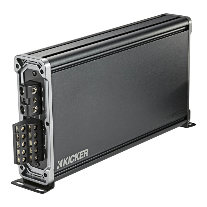 Kicker's 4-Channel Full-Range Amplifier w/300-watt Class D Sub Channel