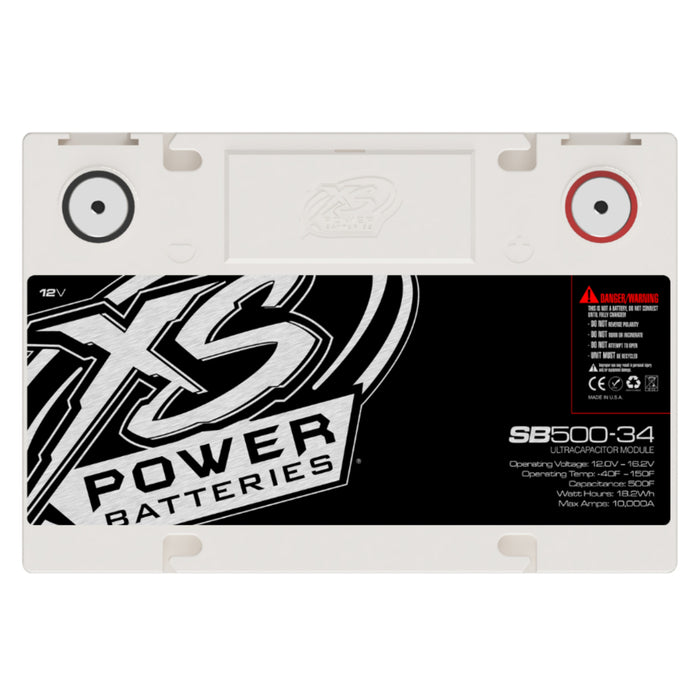 XS Power 12V BCI Group 34, Super Capacitor Bank, Max Power 4,000W SB500-34