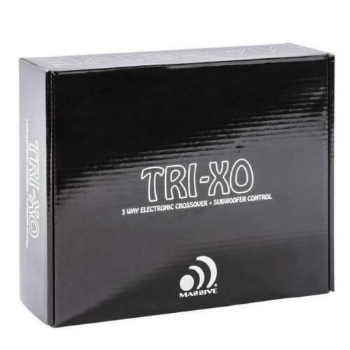 Massive Audio TRI-XO 3-Way Active Electronic Crossover w/ Subwoofer Control