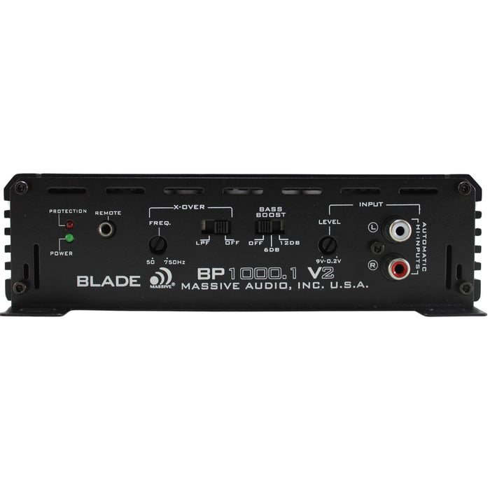 Massive Audio Blade Monoblock Amplifier Class A/B 1K Full Range BP1000.1V2