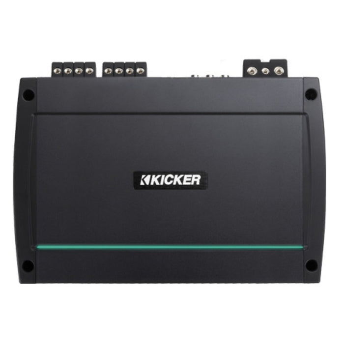 Kicker Full Range 4 Channel Marine Amplifier Class D 700W Peak 2 Ohm + Install Kit