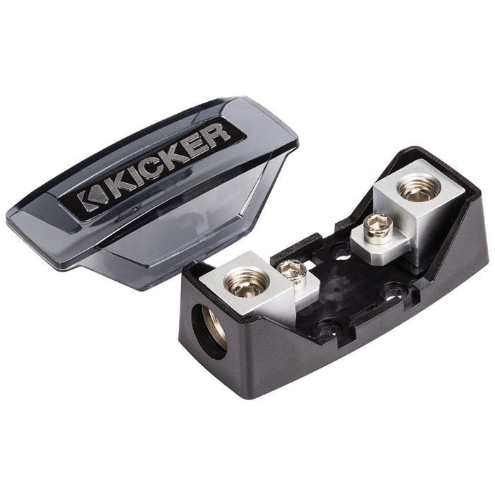Kicker AFS Single Fuse Holder 1/0-8 AWG in/out 46FHS