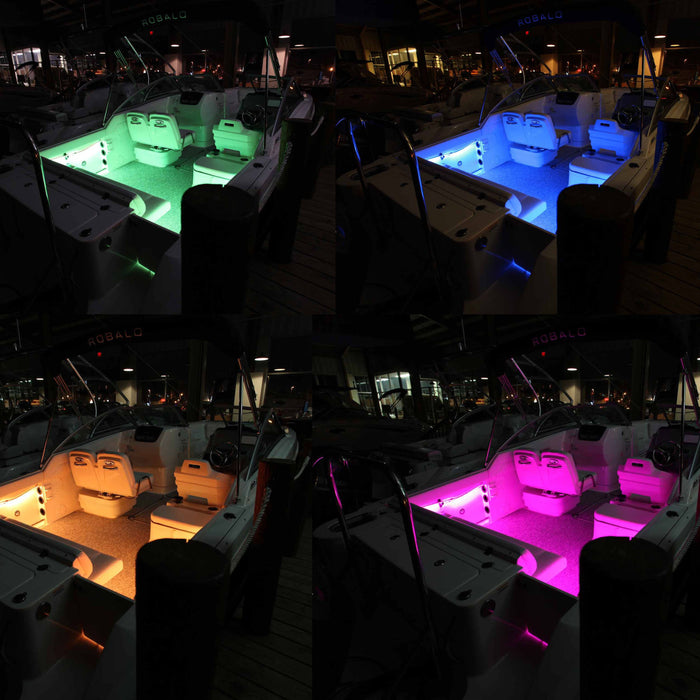 LEDGlow Million Color 6pc Marine Deck & Cabin Accent Light Kit 20" Waterproof