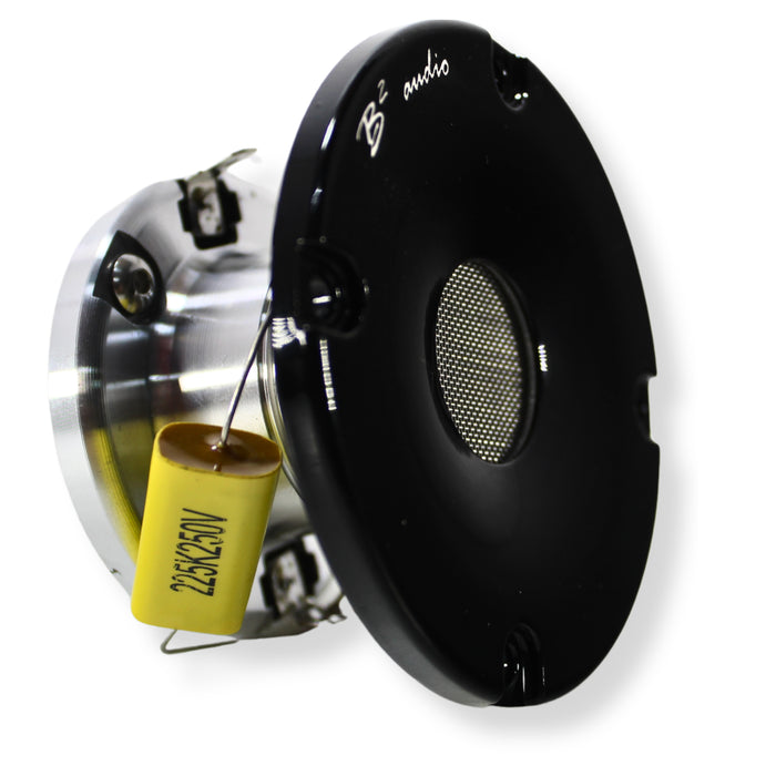 B2 Audio RAGE Series Pair of 40 Watt 1" 4-Ohm Shallow Mount Compression Drivers w/ Horn
