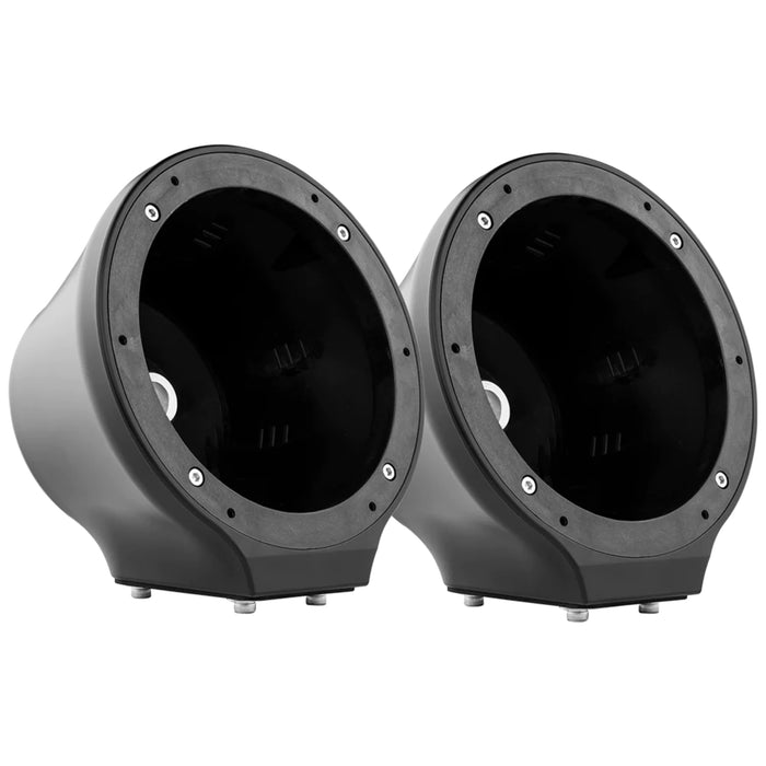 DS18 6.5" Jet Ski, Marine, Jeep & UTV/ATV Pod Enclosure-Pair (No Speaker) Black