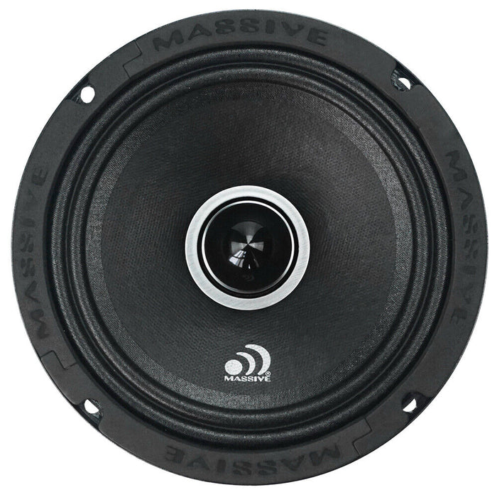 Massive Audio Pro 6.5" 200W RMS Mid-Range Speaker 8-Ohm Bullet / M6XL