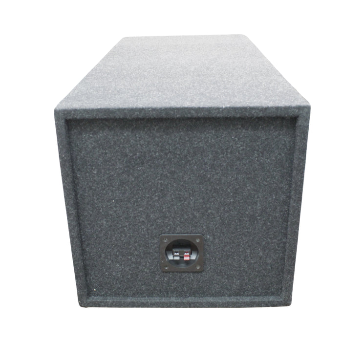 King Boxes 15" Dual Vented Carpeted Universal Subwoofer Box D15V
