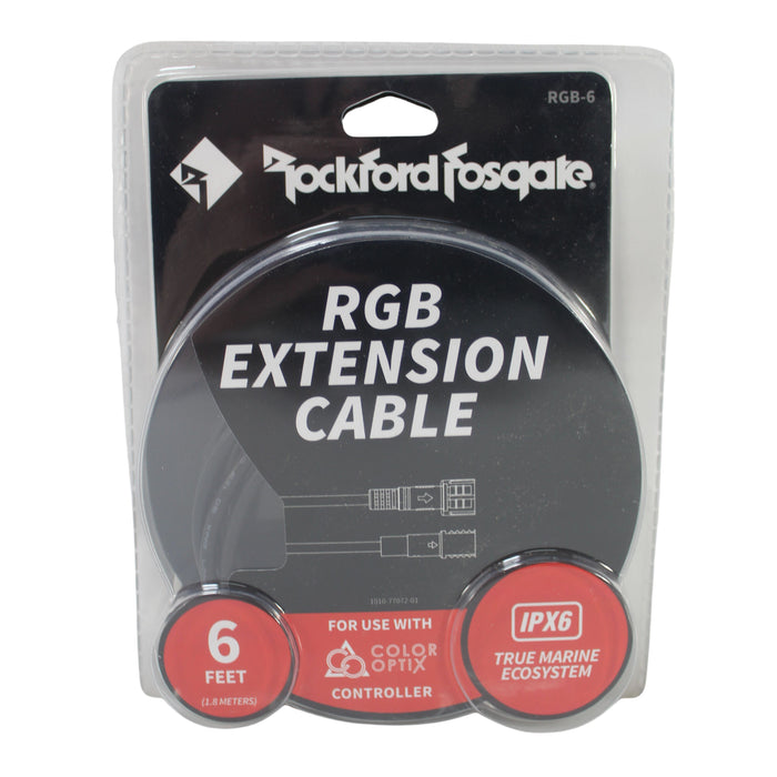 Rockford Fosgate 6 FT Color Optix Extension Cable for PMX-RGB