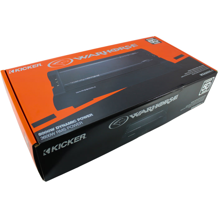 Kicker WARHORSE WXA Series 3600W RMS Monoblock Competition Amplifier /49WXA36001