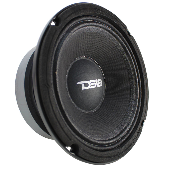 DS18 Car Audio XL 6.5 Inch Mid Range Loud Speaker 300 Watts 4 OHMS 6XL600-4