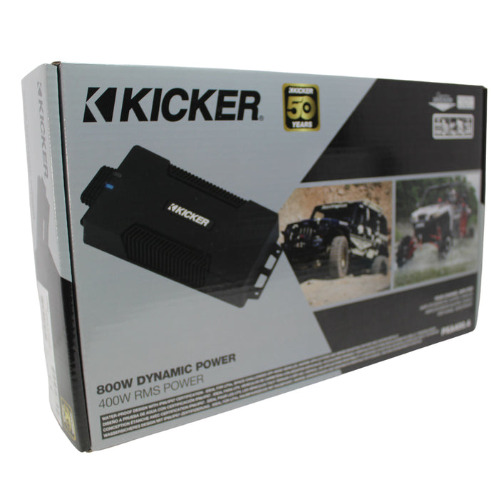 Kicker Waterproof Powersport Full-Range Amplifier Class D 4X100W 48PXA4004