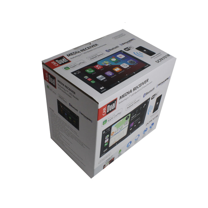 Dual 7" LED/LCD Touchscreen Radio Apple Carplay Bluetooth Double Din WIFI