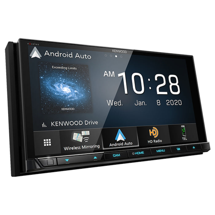 Kenwood Wireless 6.95" MultiMedia Receiver CarPlay/Andorid Auto DDX9707S