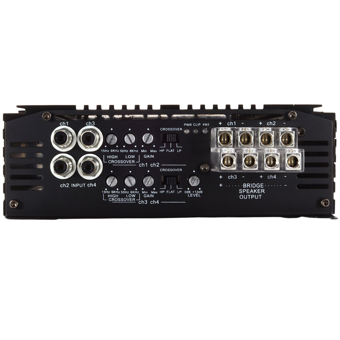 Sundown 4 Channel 1/2/4 Ohm SFB Series 200W Multi Channel Amplifier SFB-200.4