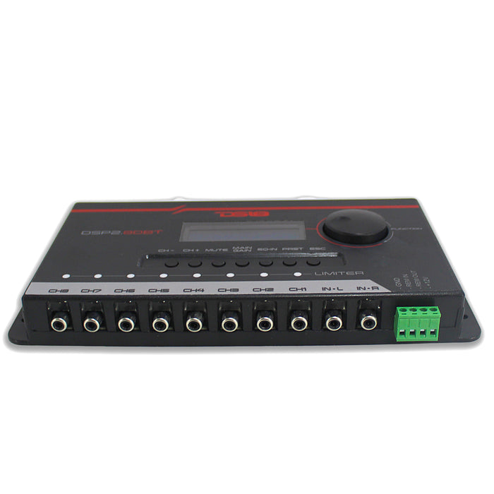 DS18 DSP Crossover & Equalizer 8 Channel Digital Processor Bluetooth DSP2.8DBT