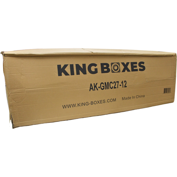 King Boxes Dual 12" 2007-2013 Chevy Silverado/GMC Sierra Crew Cab Sealed SPK Box