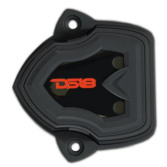DS18 Power Ground Distribution Block 1 x 0 GA In and 3 x 4 GA Out DB1034