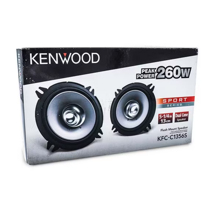 Kenwood Pair of 4" Sport Series 220 Watt 2-Way Coaxial Speakers KFC-1066S