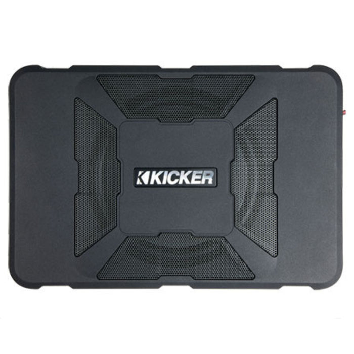 Kicker Hideaway Series 8" Compact Powered Subwoofer with Remote Bass Control