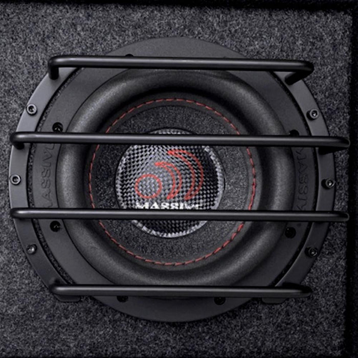 Massive Audio 12" Subwoofer Grill Deep Set Anodized Steel Protective GRILL12