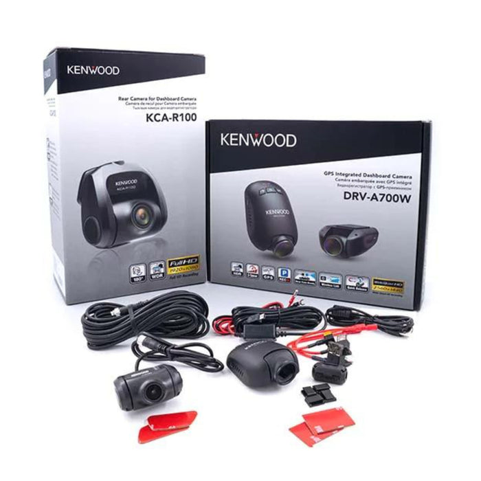 Kenwood Compact HD 2 Megapixel Dashboard Camera With Wi-Fi& GPS W/ Rear Cam