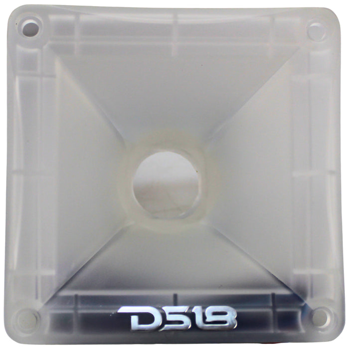 DS18 Transparent Plastic Horn w/ RGB Light / PRO-HA44CL