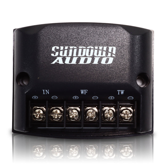 Sundown Car Audio E-Series 6.5" 200W Peak 4 Ohm 2-Way Component Speakers E-6.5CS
