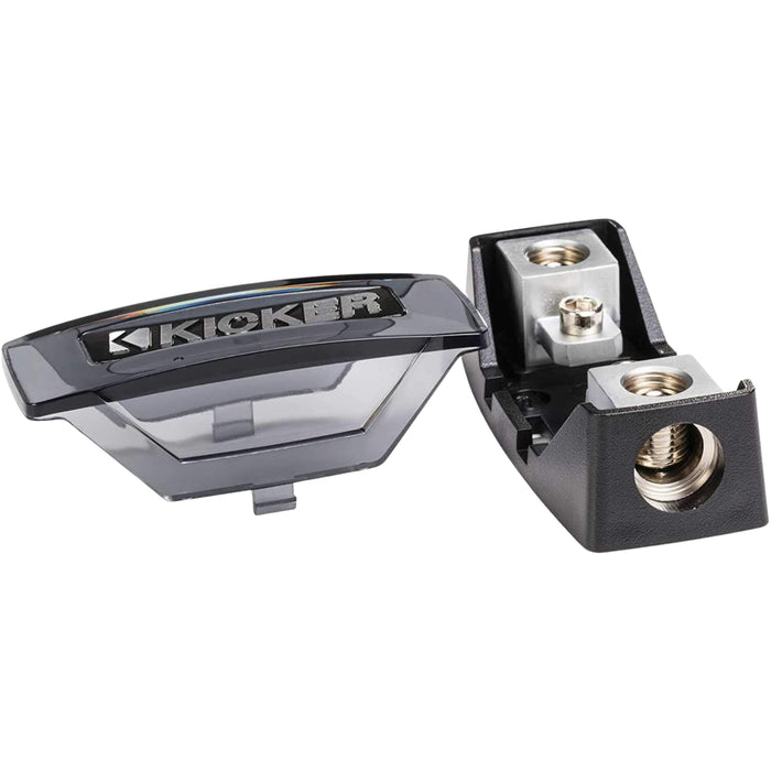 Kicker AFS Single Fuse Holder 1/0-8 AWG in/out 46FHS