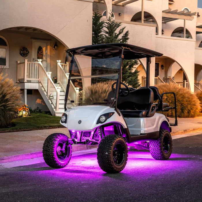 LEDGlow 4pc Million Color 4-Seat Golf Cart Underbody Lighting Kit