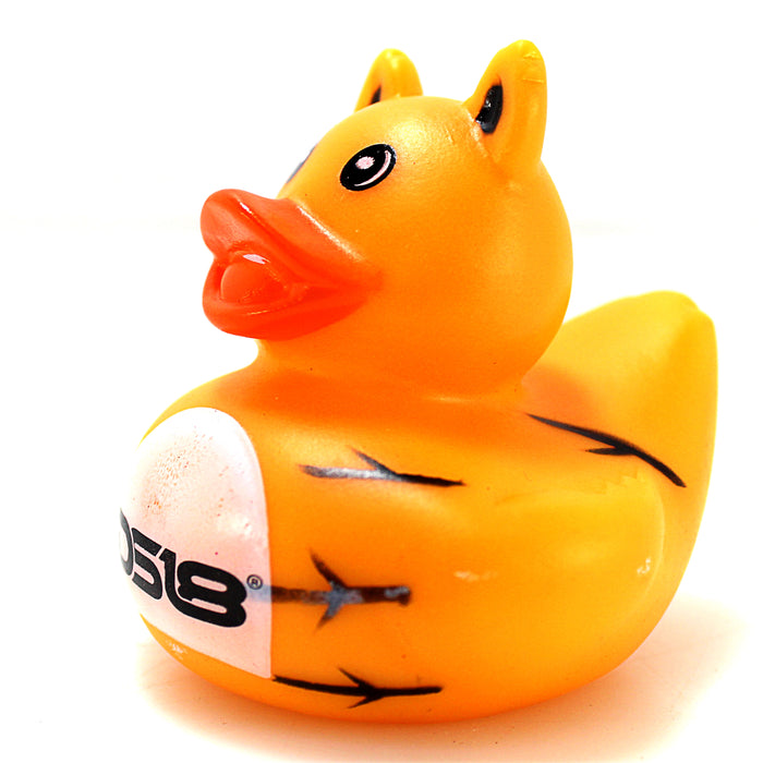 DS18 Orange 2.5" Rubber Duck with DS18 Logo