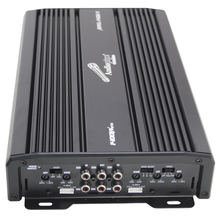 Audiopipe APXL 4-Channel 1400W 2-Ohm Full Range Class-AB Amplifier APXL-1400.4